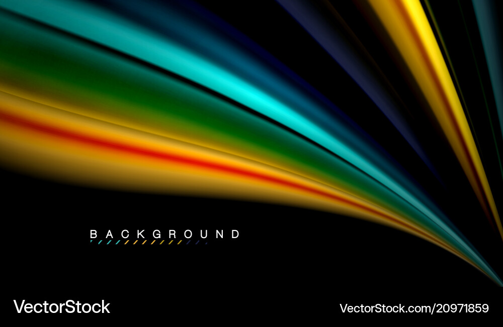 Fluid Mixing Colors Wave Abstract Royalty Free Vector Image