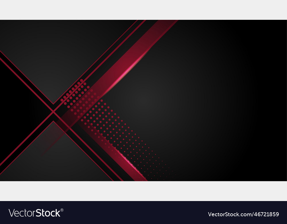 Versus banner background with black and red Vector Image