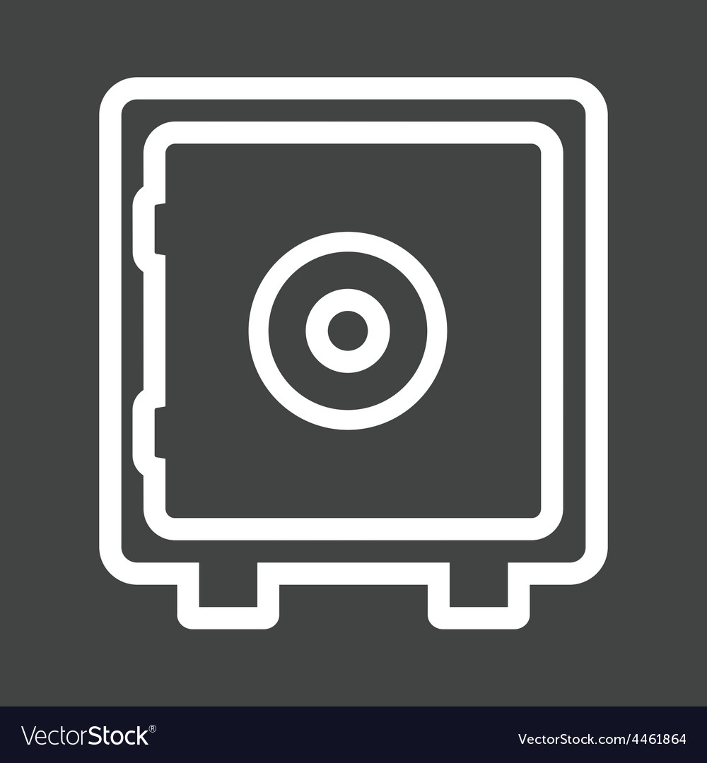 Bank vault Royalty Free Vector Image - VectorStock