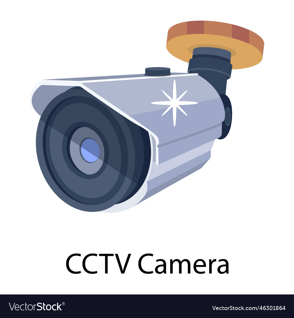 Cctv camera Royalty Free Vector Image - VectorStock