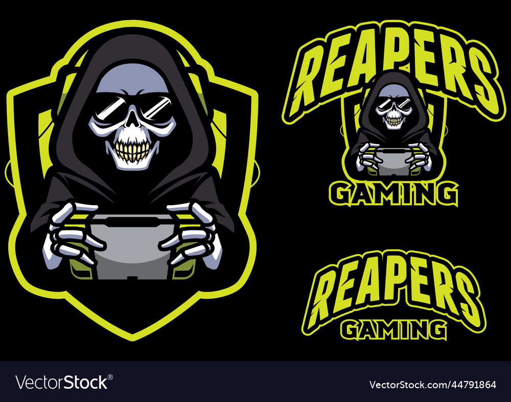 Reapers gaming mascot vector image Reapers gaming mascot