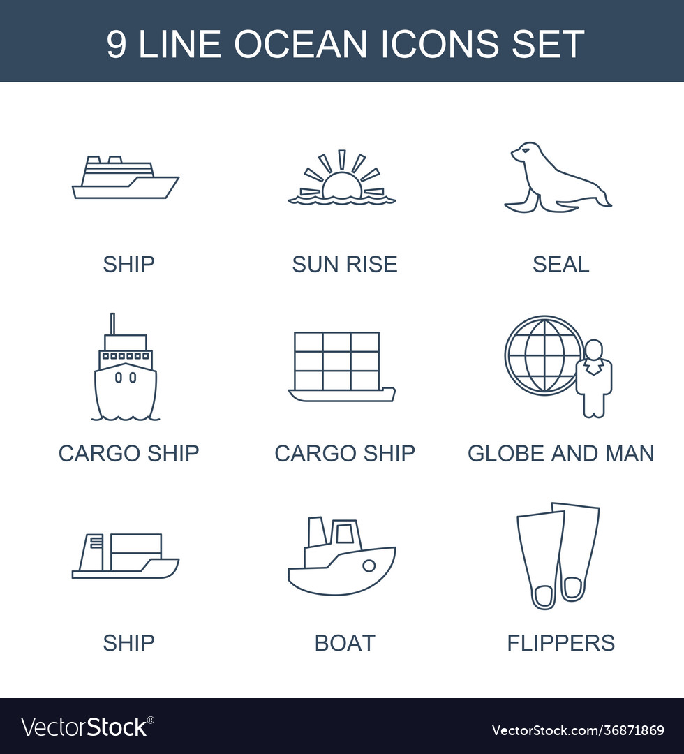 Ocean icons