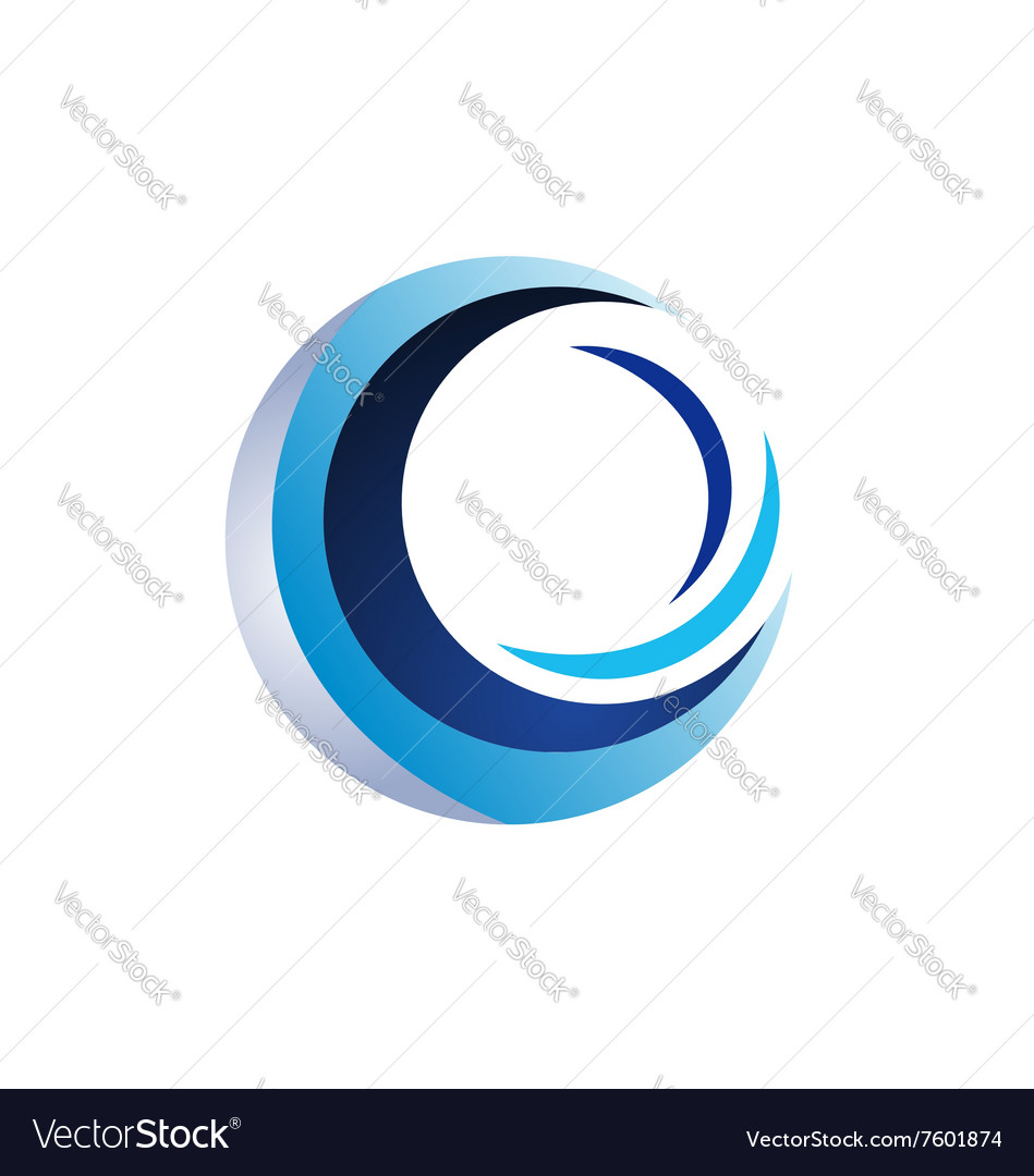 Circle elements logo sphere symbol icon design Vector Image