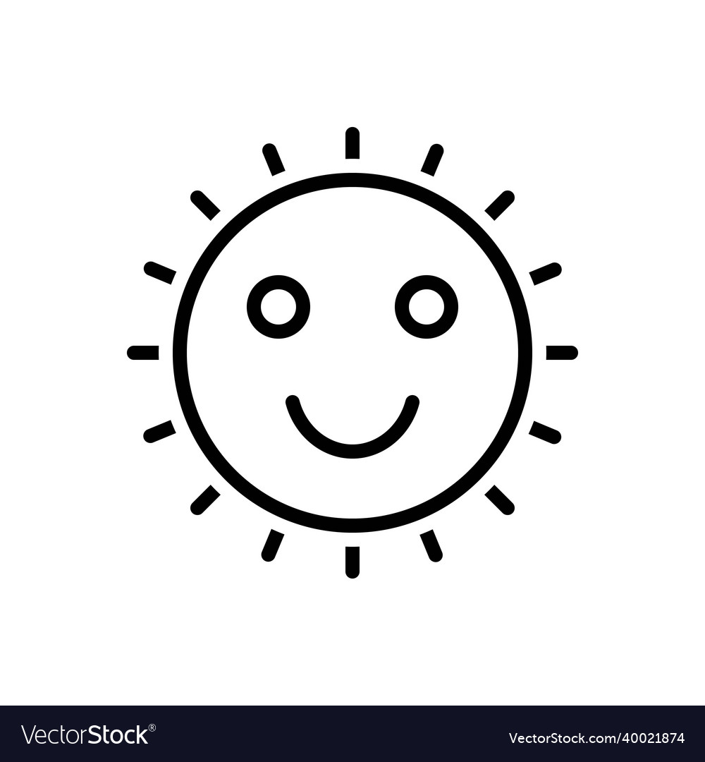 Sunshine Royalty Free Vector Image - Vectorstock