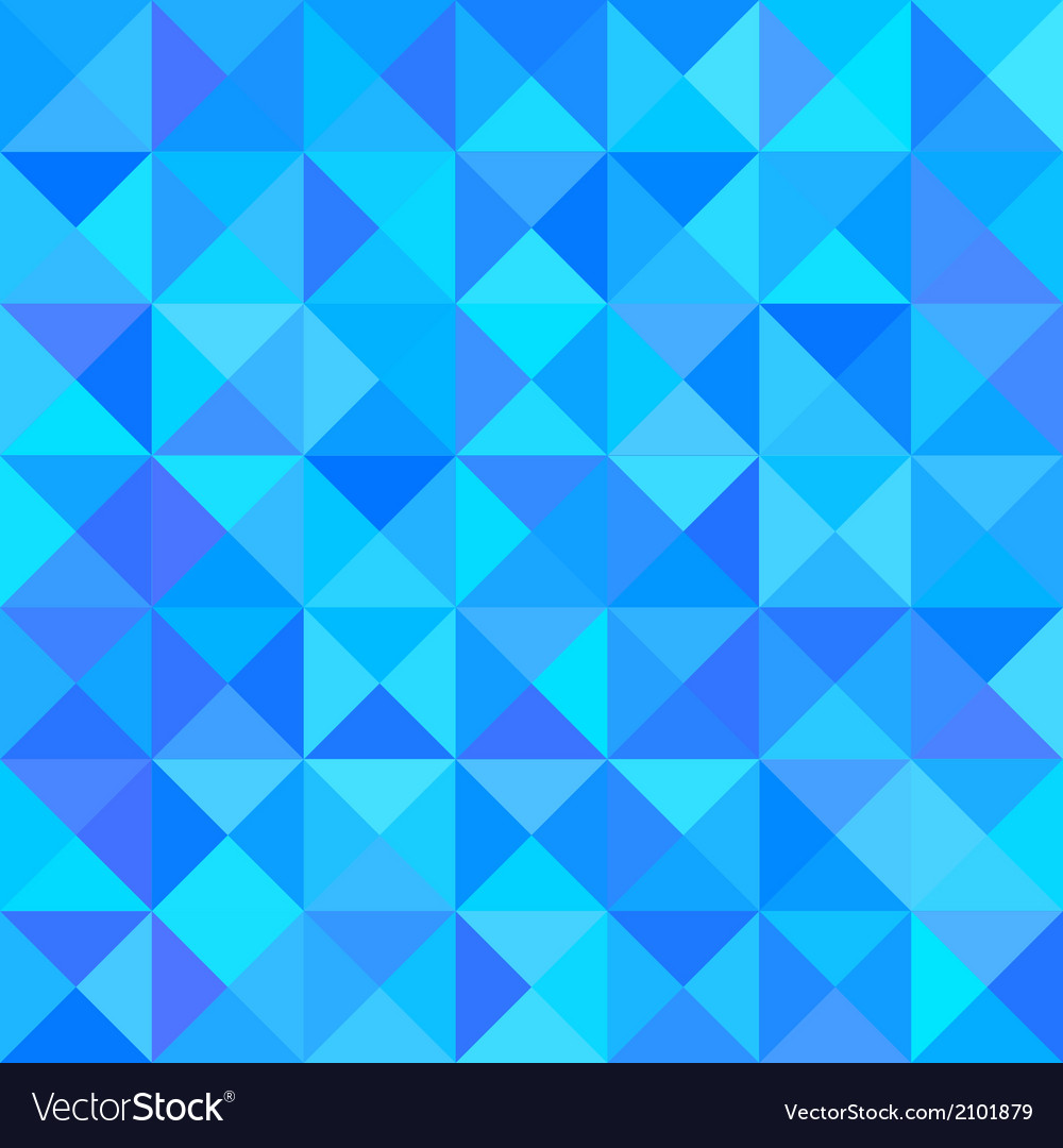 Abstract Blue Background With Triangle Shape Vector Image