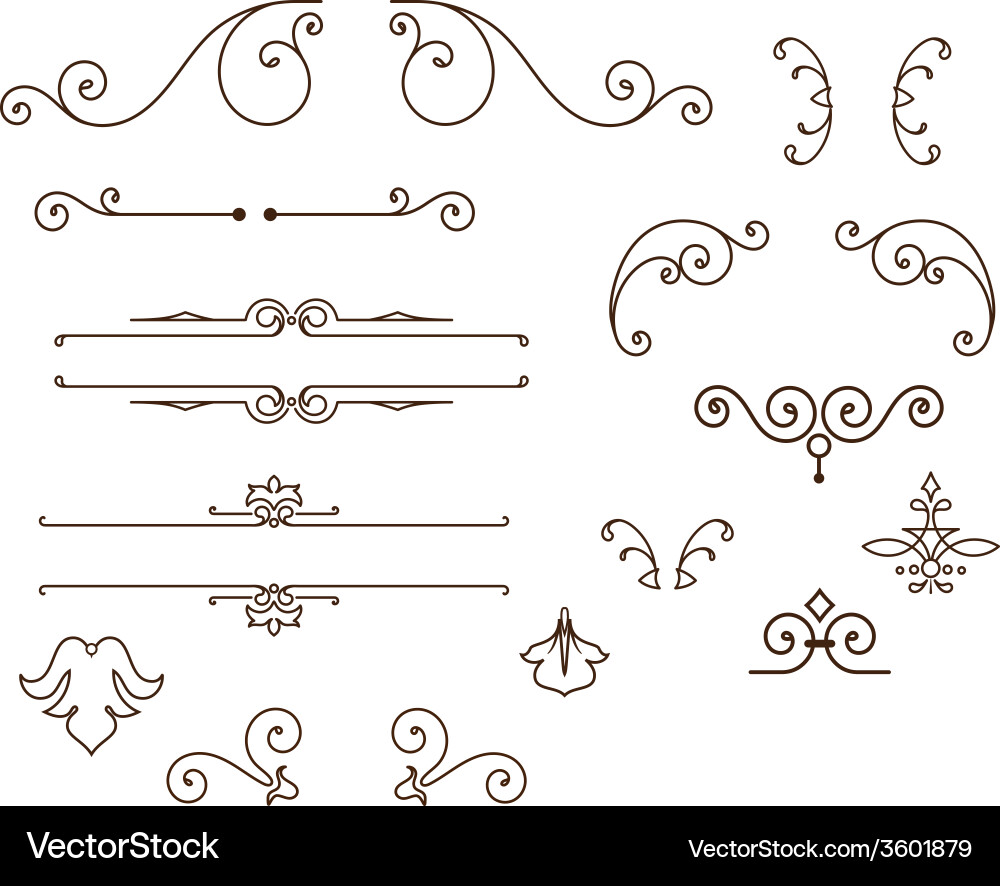 Ornaments Royalty Free Vector Image - VectorStock