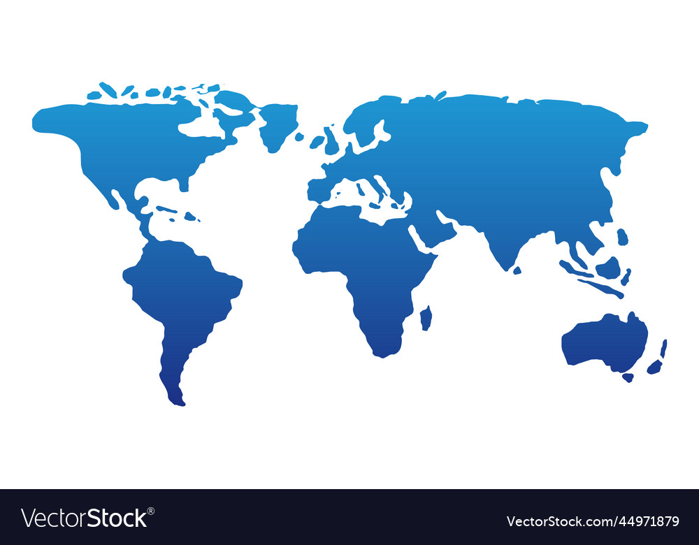 World map design Royalty Free Vector Image - VectorStock