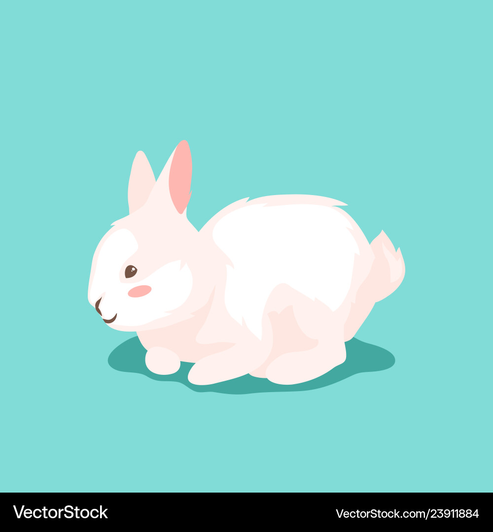 Cute easter bunny Royalty Free Vector Image - VectorStock