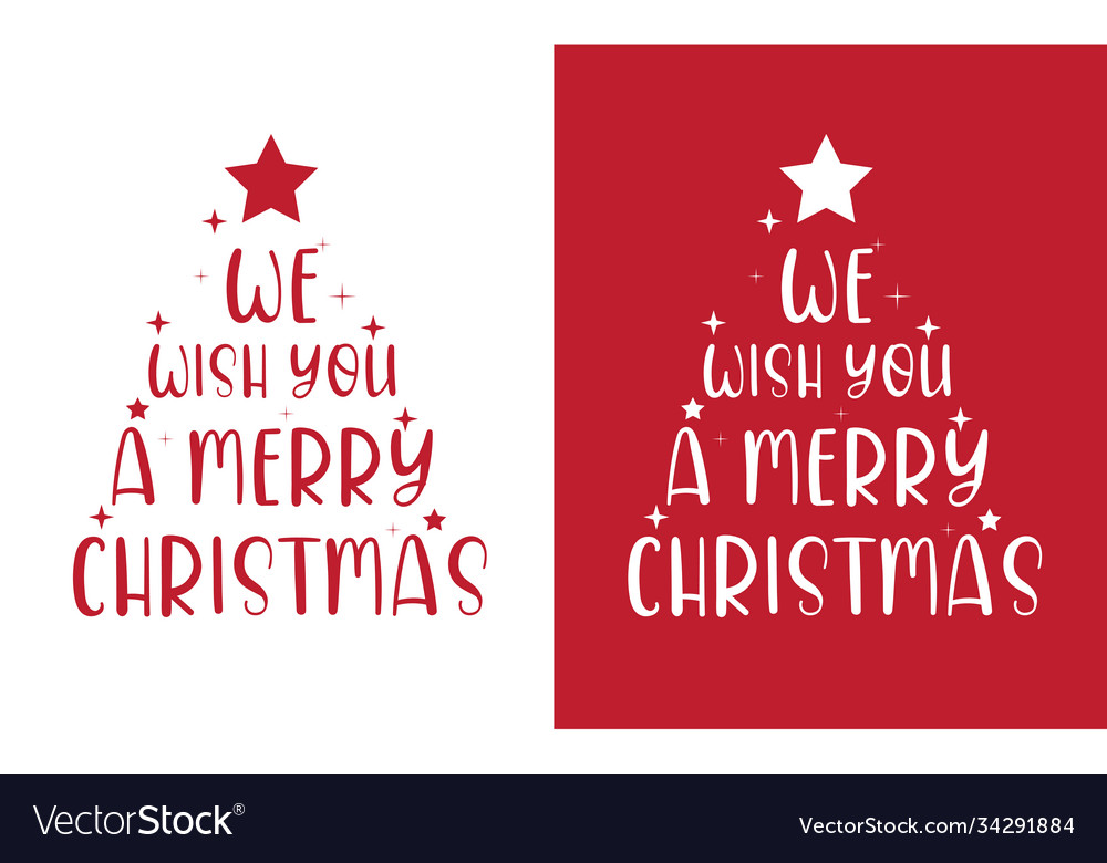 Merry christmas and happy new year hand drawn Vector Image