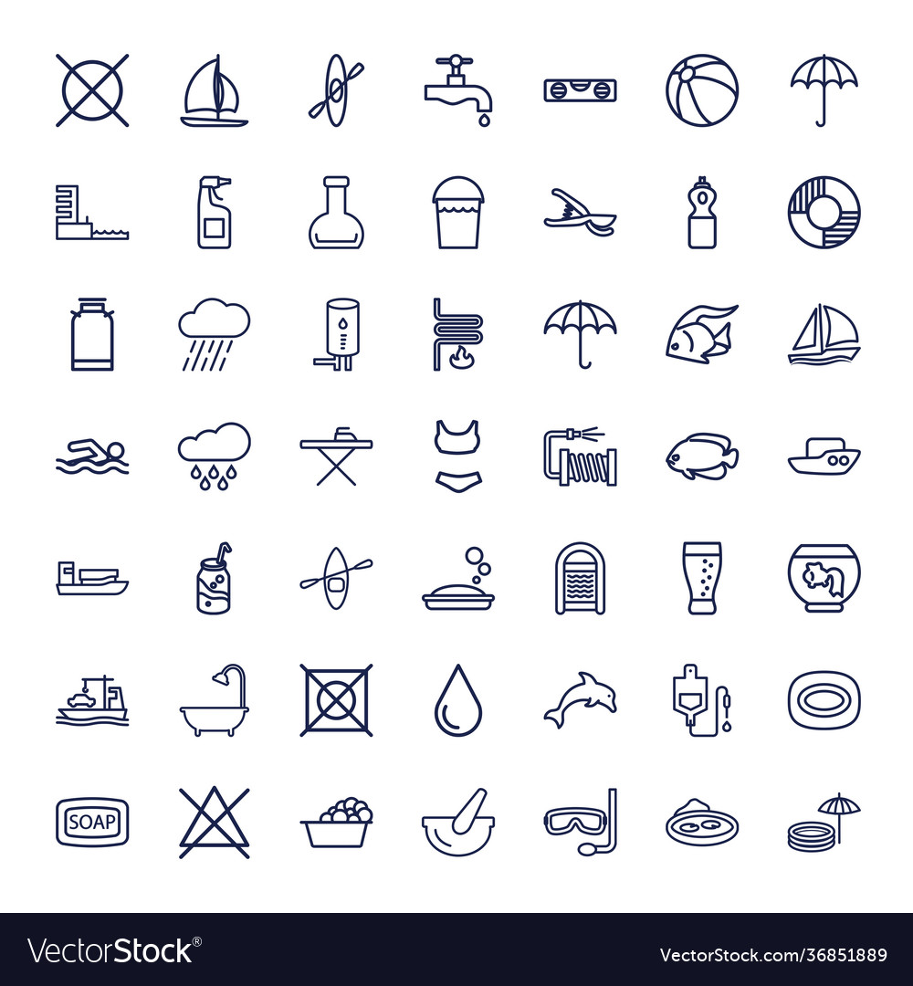 49 water icons