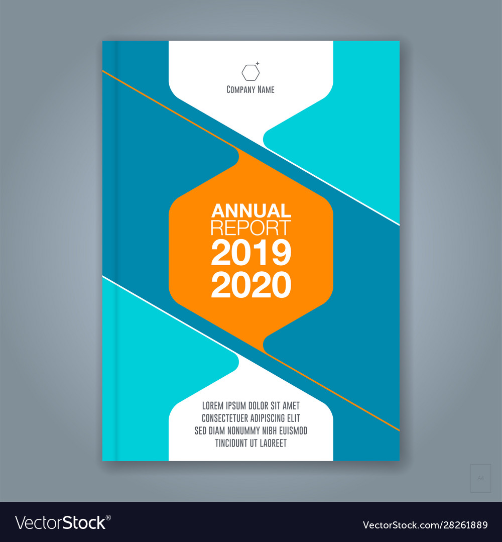 Cover annual report 1488 Royalty Free Vector Image