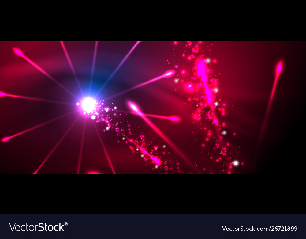 Fireworks dark night background for celebration Vector Image