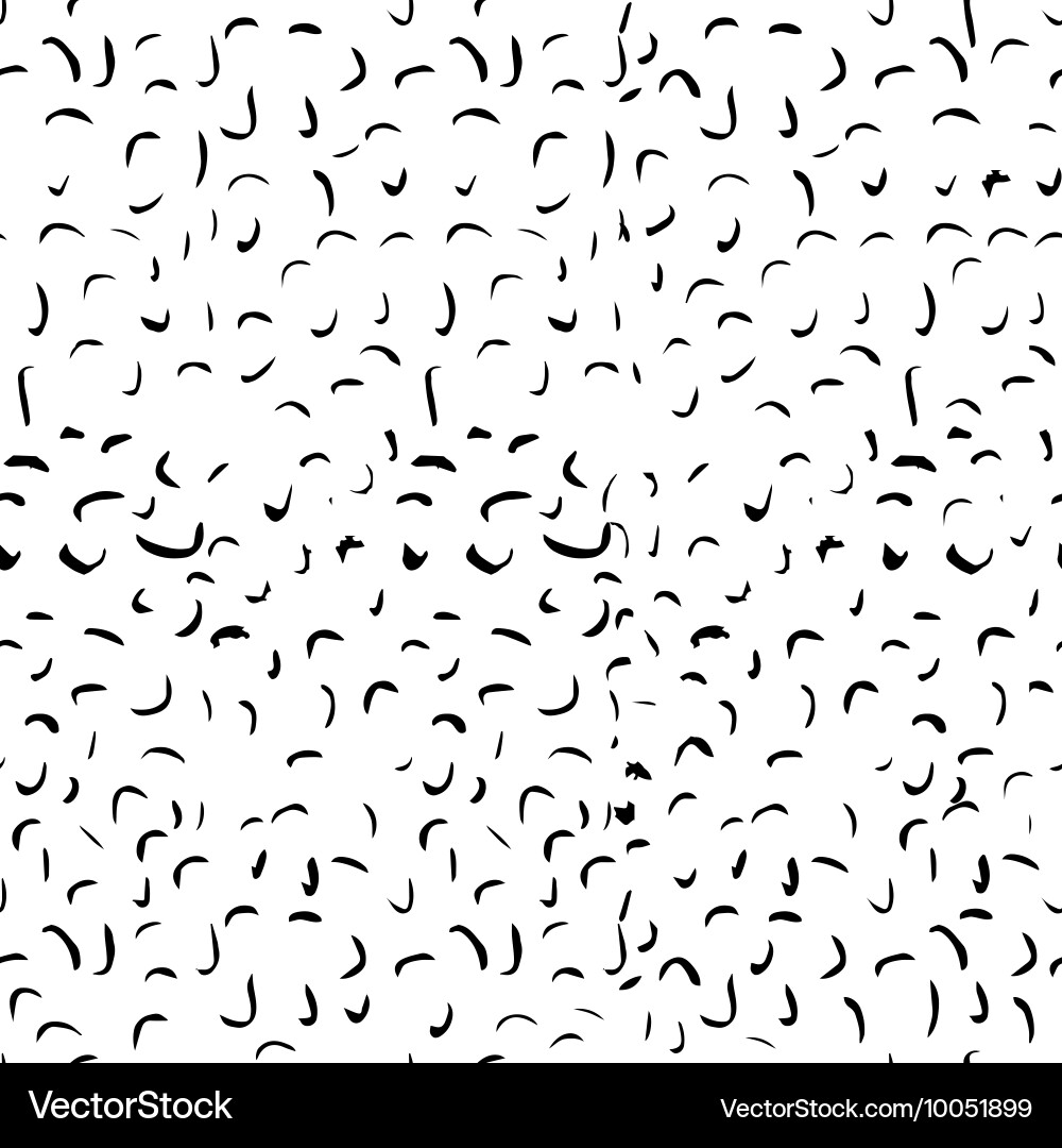 Monochrome minimalist hand drawn pattern dash Vector Image