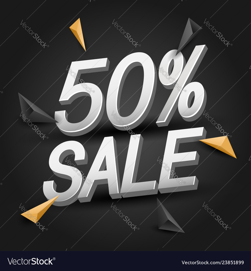 Sale banner vector image Sale banner
