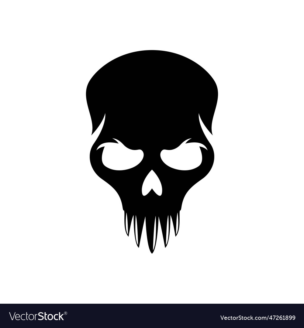 Skull logo images Royalty Free Vector Image - VectorStock