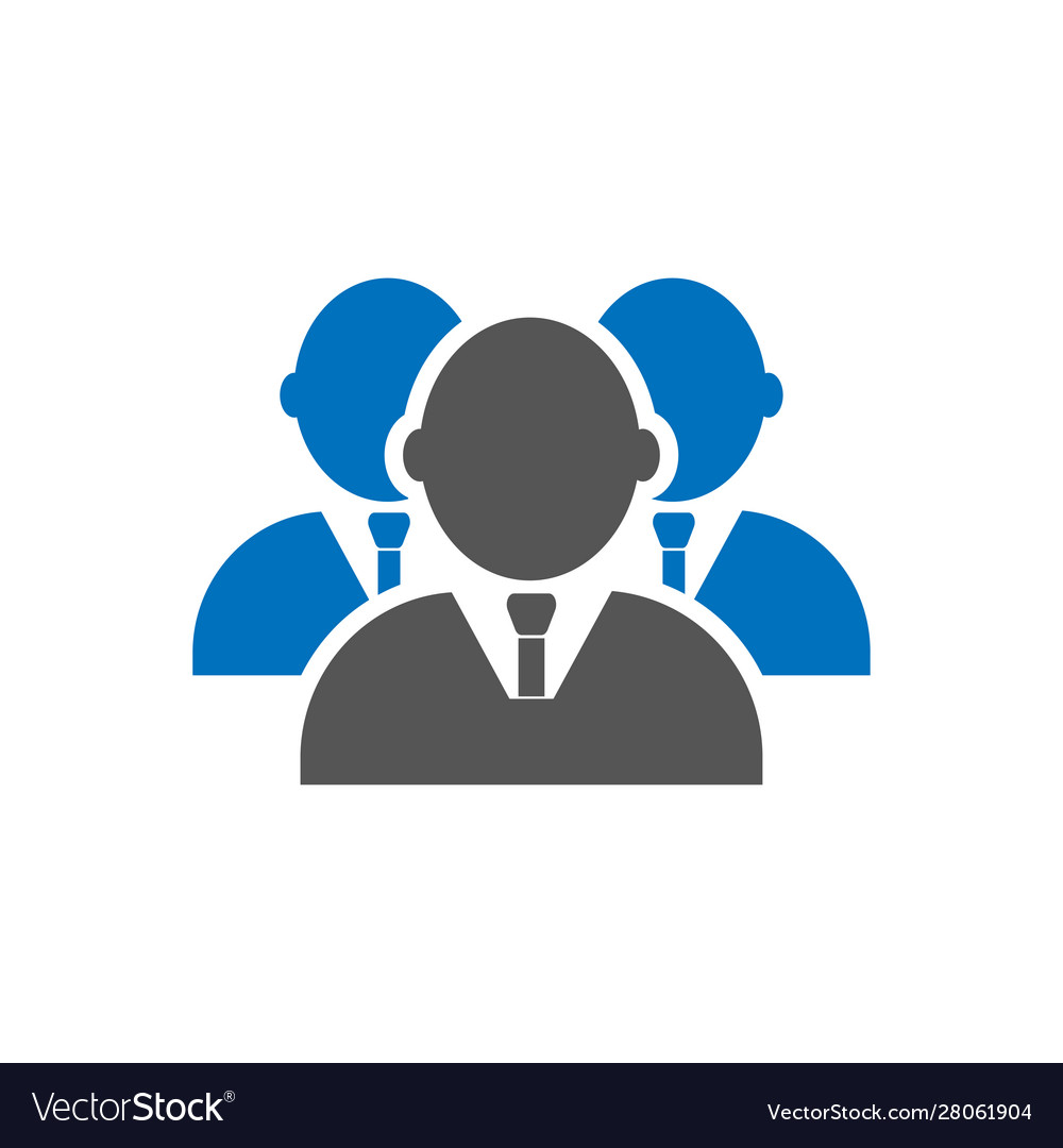 Businessman icon in trendy flat style isolated Vector Image