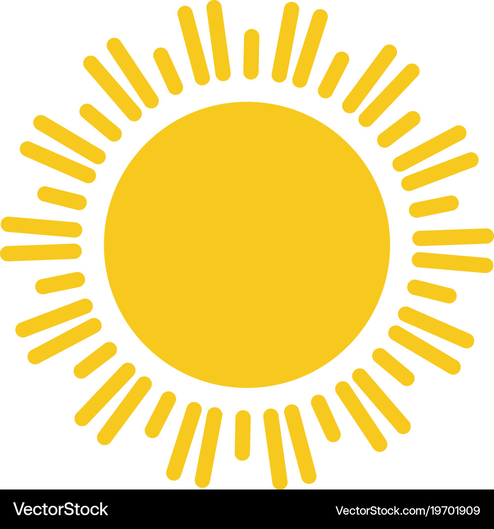 Sun logo template Royalty Free Vector Image - VectorStock