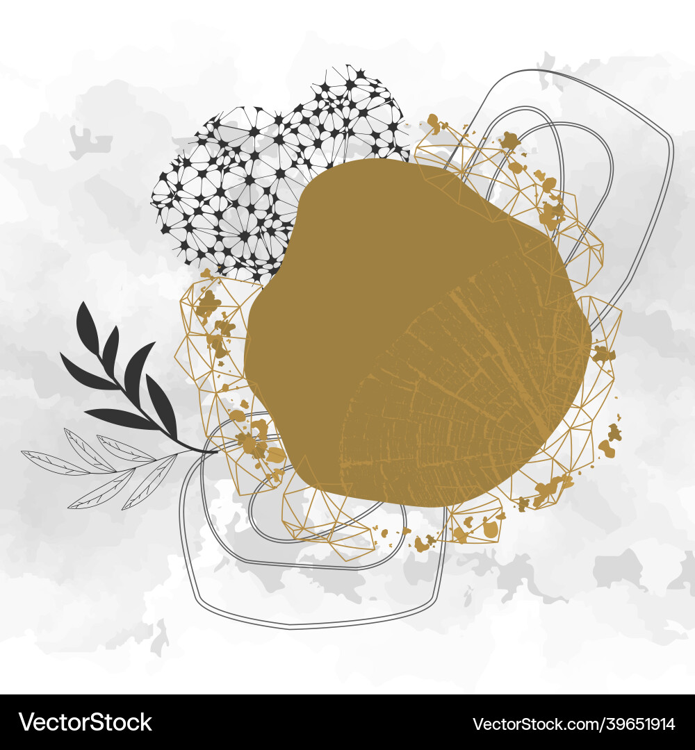 Creative concept flyer layout with tree growth Vector Image