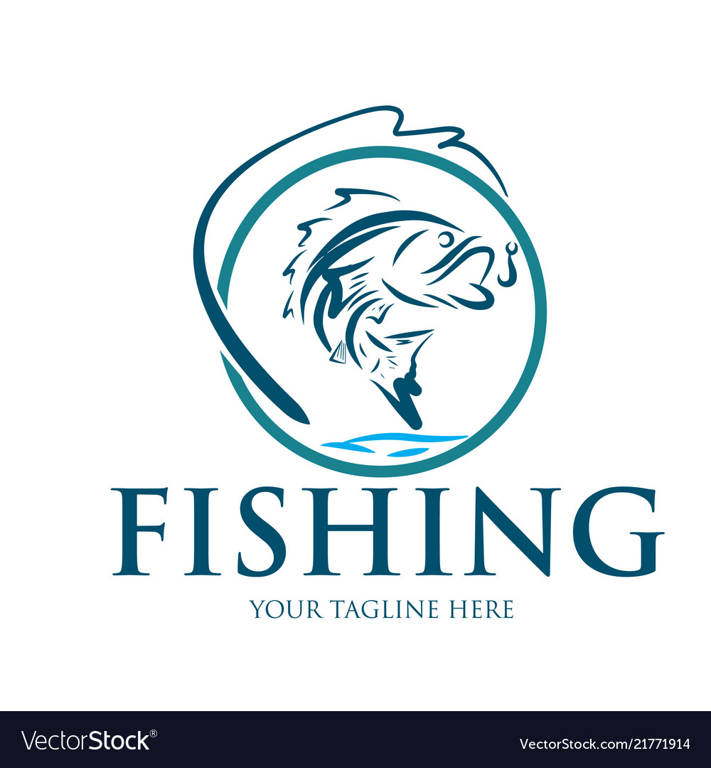 Fishing logo designs