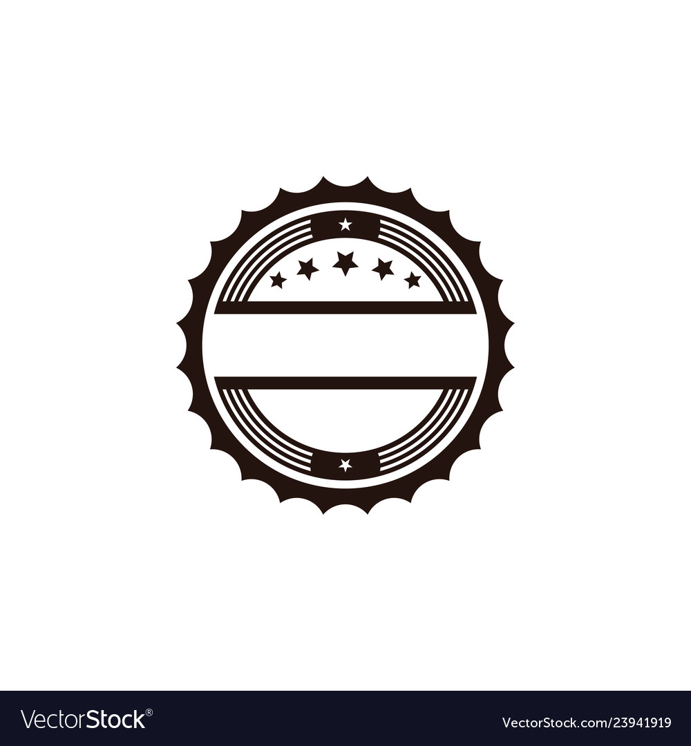 Vintage Retro Blank Labels Logo Royalty Free Vector Image