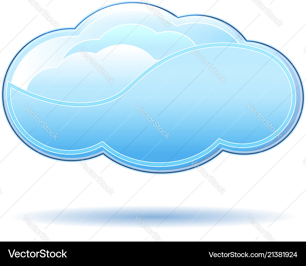 Clouds icon design Royalty Free Vector Image - VectorStock