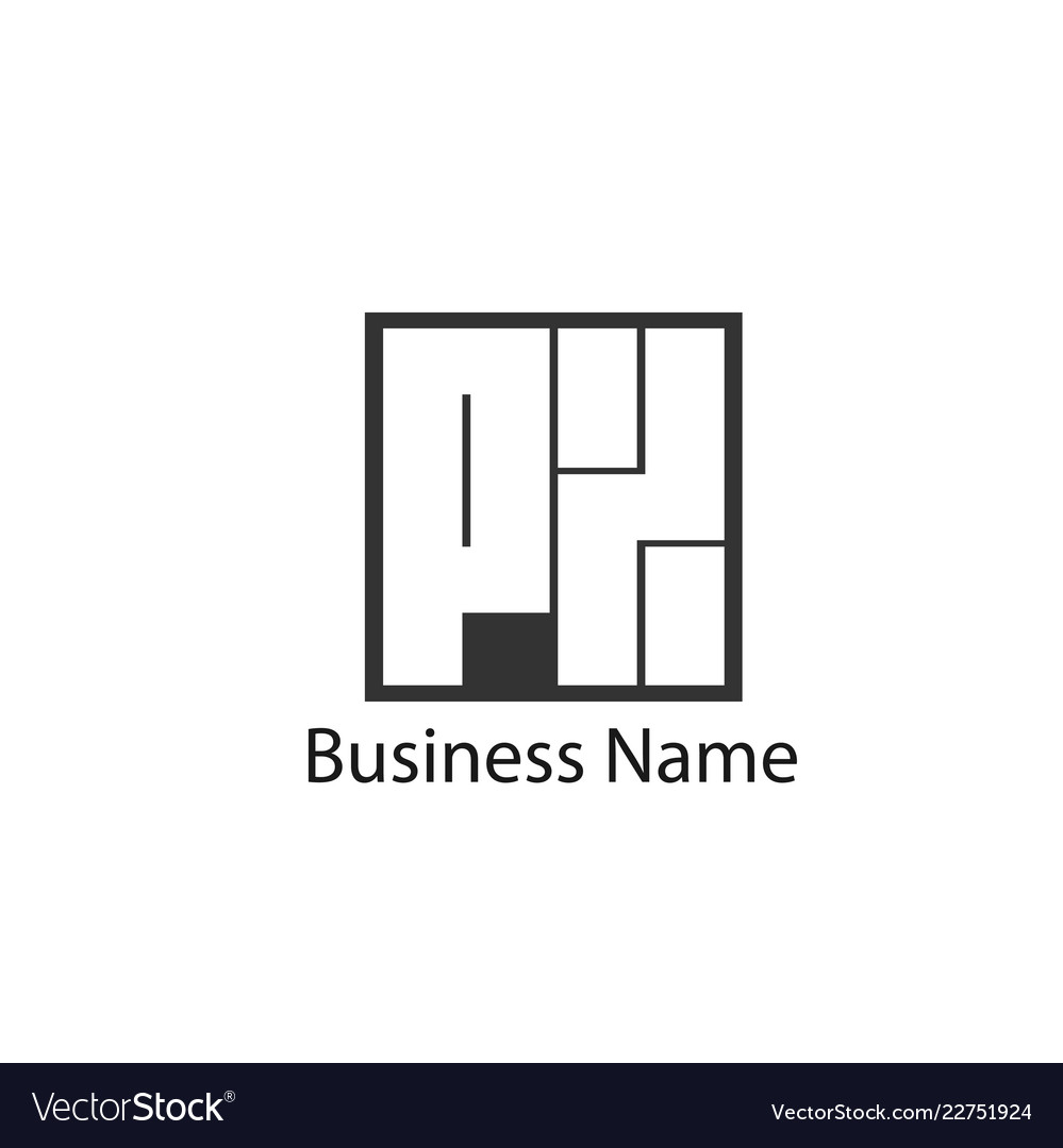 Initial letter px logo template design Royalty Free Vector