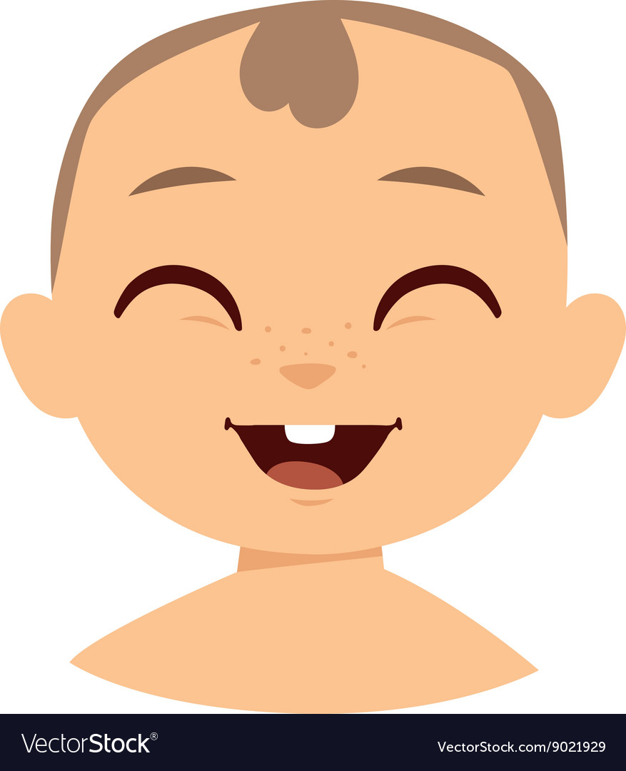 Boy smile face Royalty Free Vector Image - VectorStock