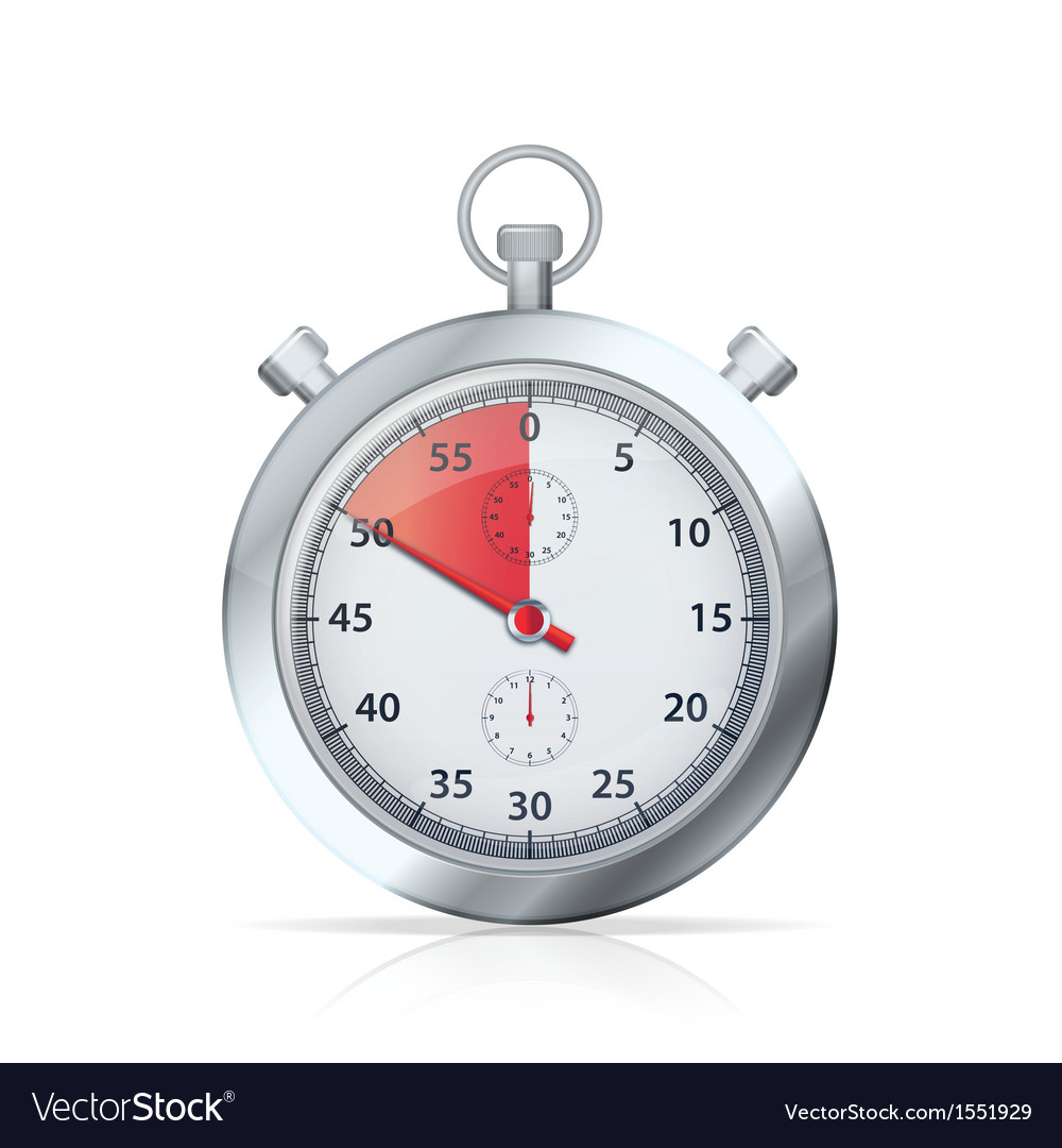 stopwatch royalty free vector image vectorstock