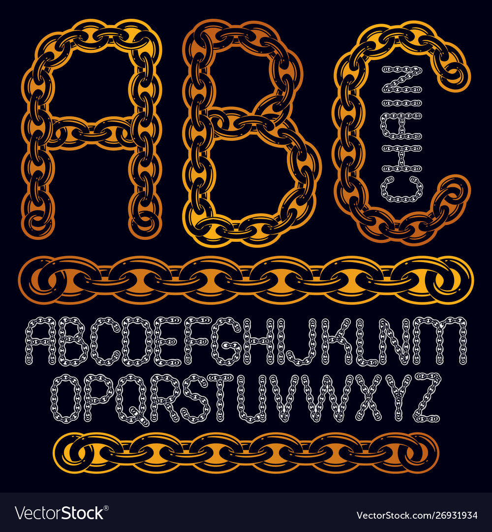 Download Type Font Script From A To Z Upper Case Creative Vector Image SVG Cut Files