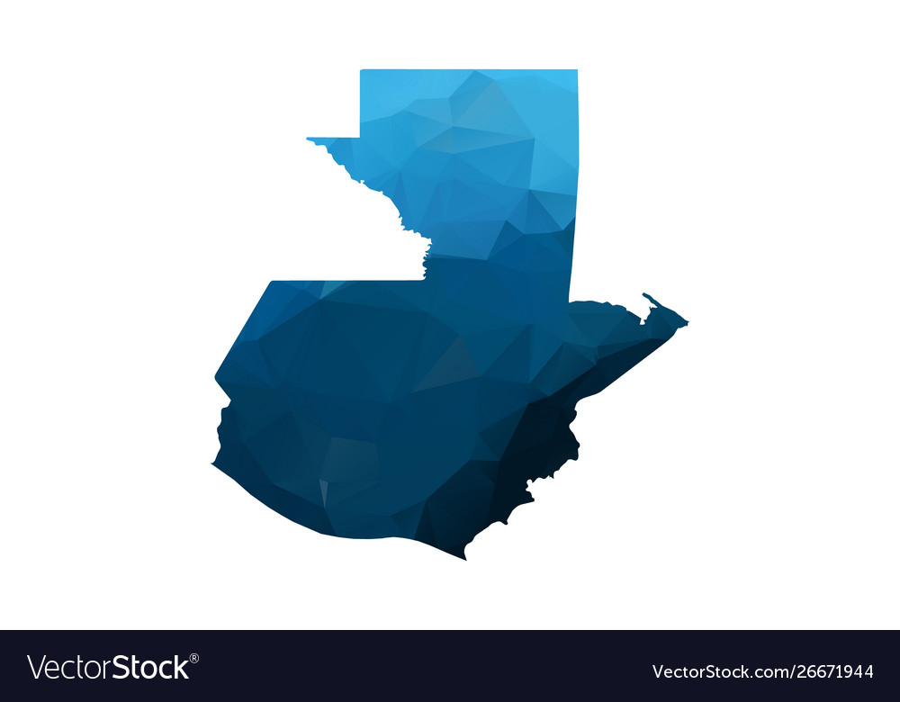 Map - blue geometric rumpled triangular low poly