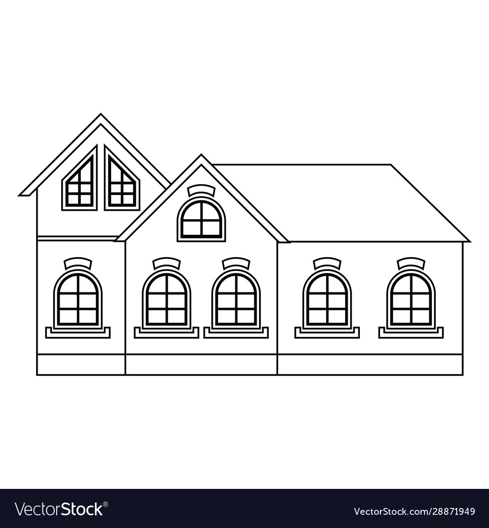 100,000 Outline of house Vector Images | Depositphotos