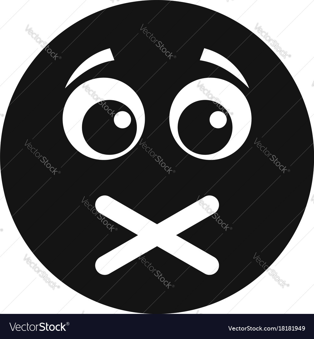 Smile icon simple Royalty Free Vector Image - VectorStock