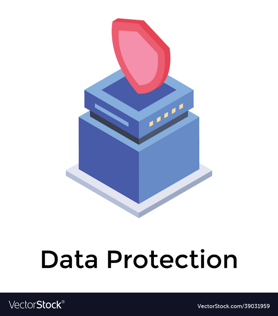 Data protection Royalty Free Vector Image - VectorStock