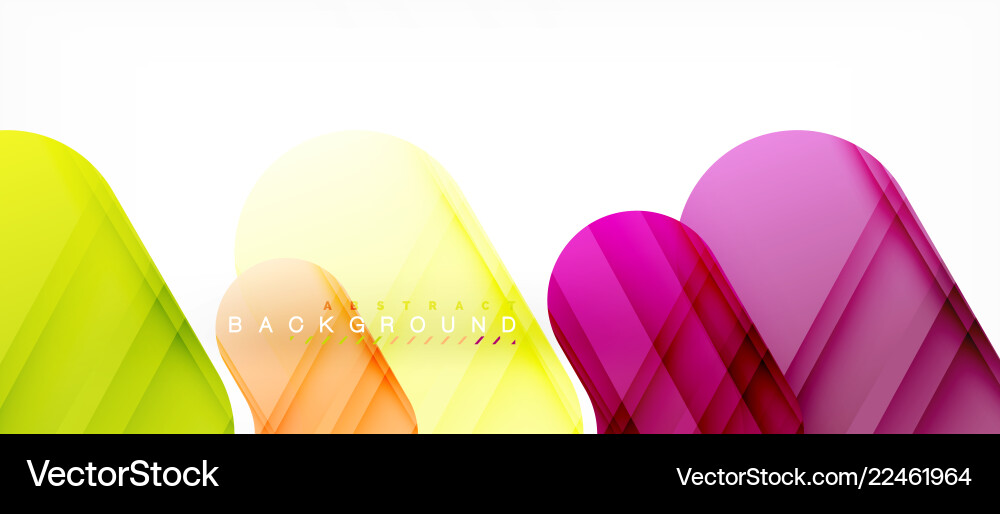 Colorful glossy arrows abstract background Vector Image