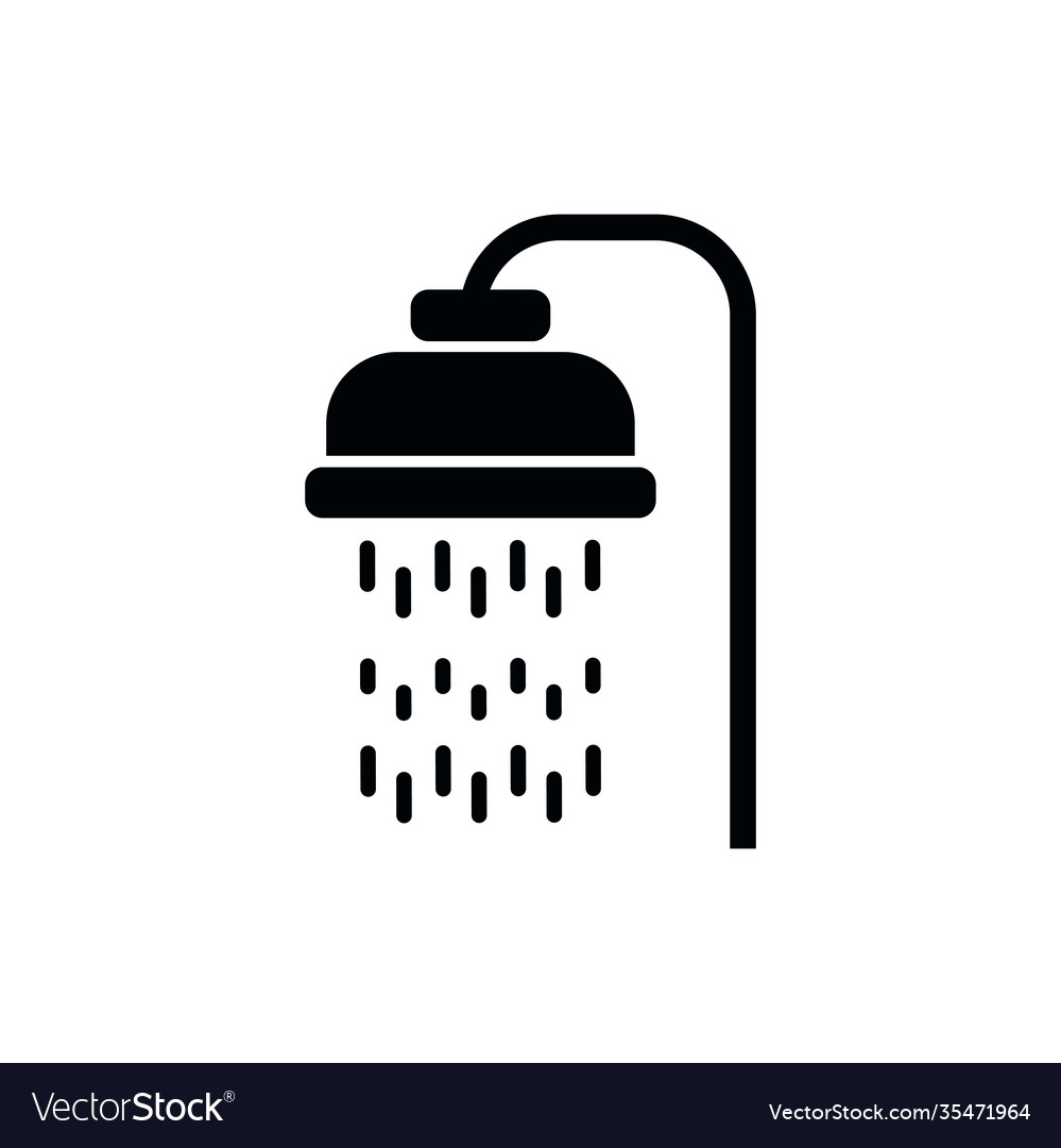 Shower icon design template isolated Royalty Free Vector