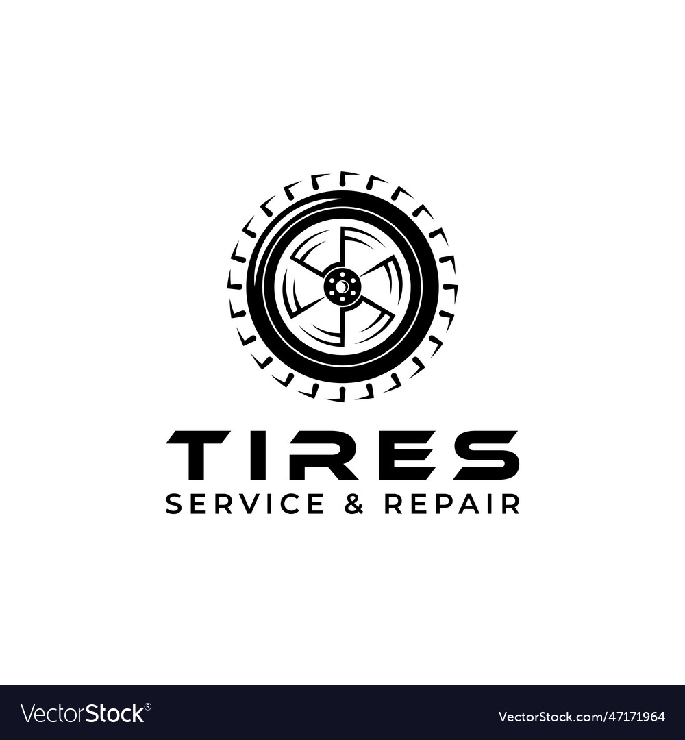 Tire logo images template Royalty Free Vector Image