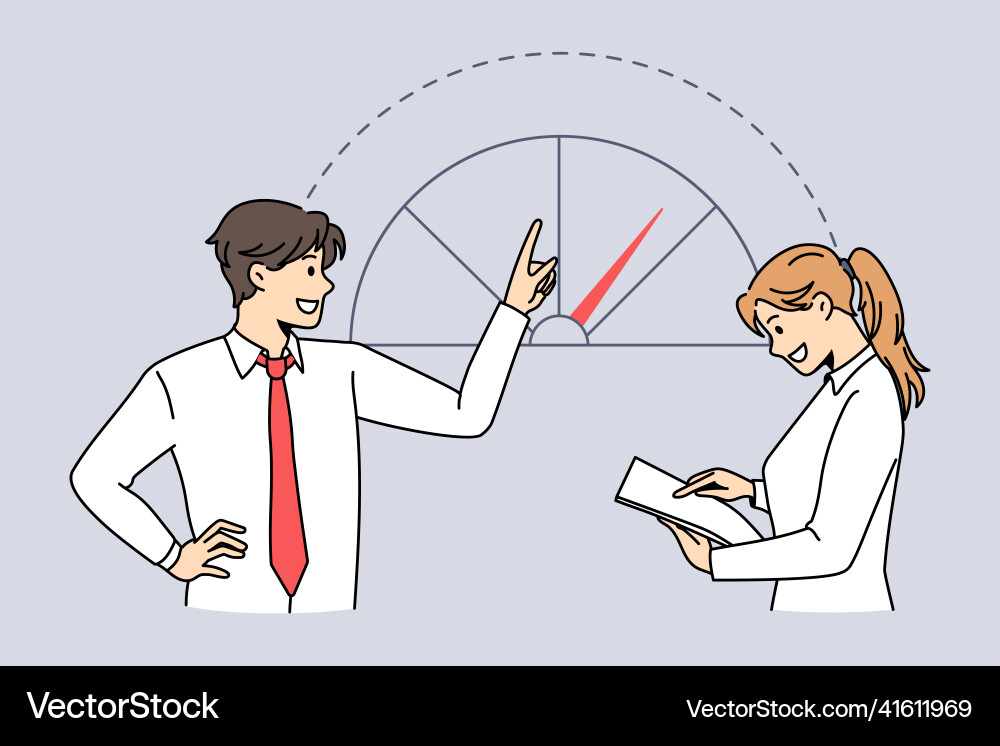 Business development and success concept Vector Image