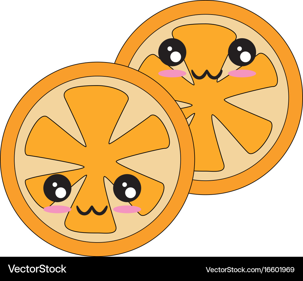 Orange slice icon Royalty Free Vector Image - VectorStock
