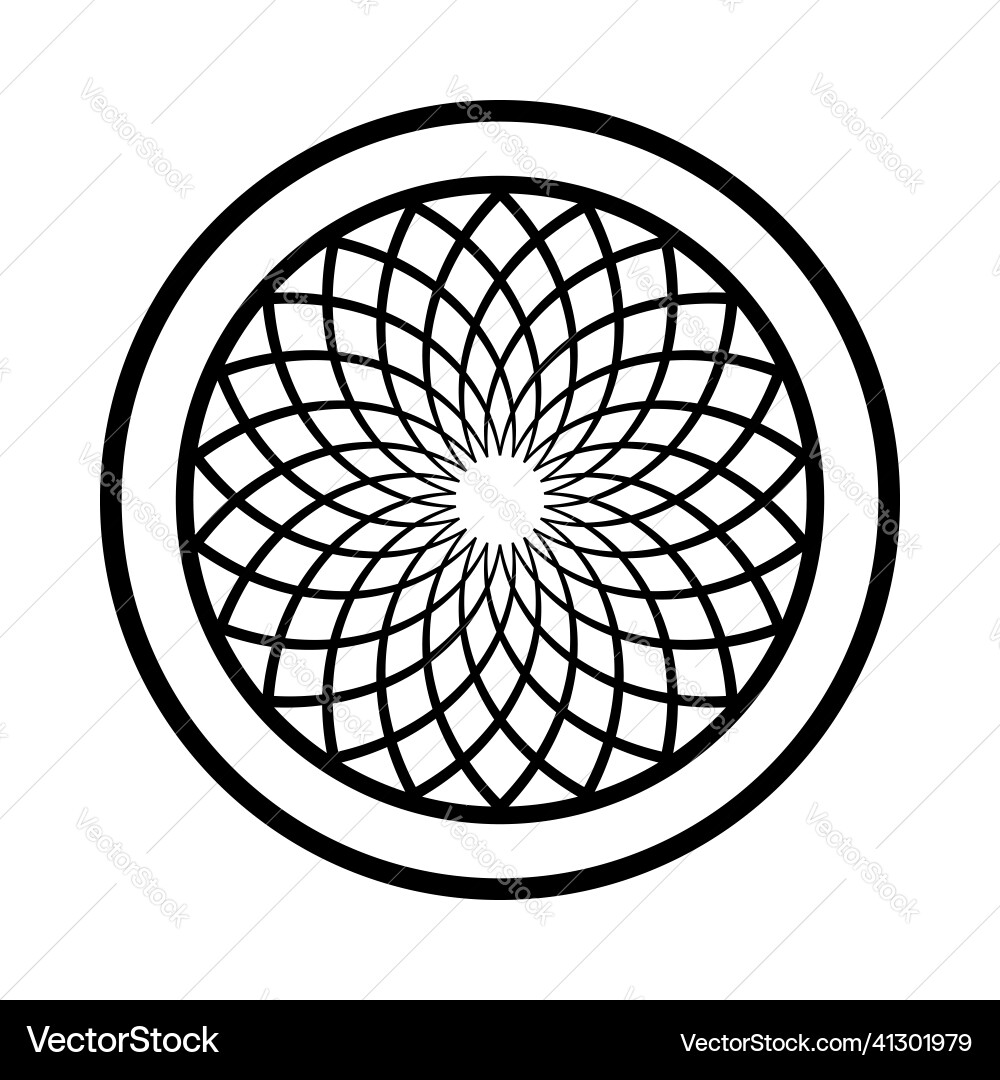 Circle Web Pattern Vector Circle pattern Royalty Free Vector Image - VectorStock