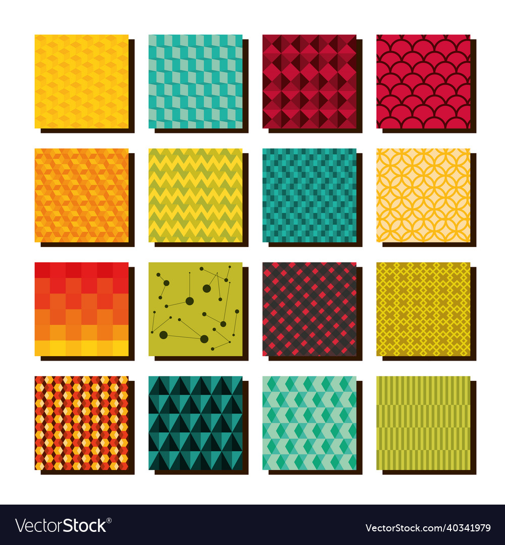 Set of seamless patterns Royalty Free Vector Image