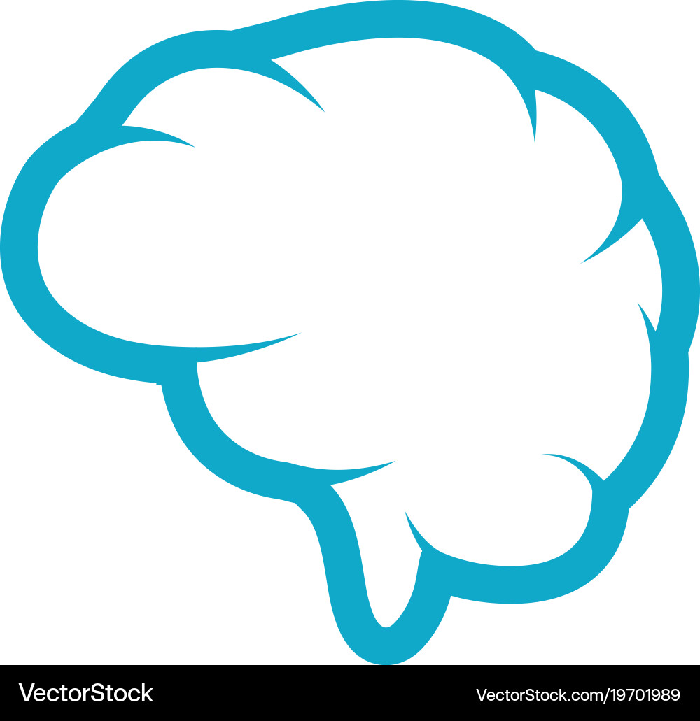 Brain icon template Royalty Free Vector Image - VectorStock
