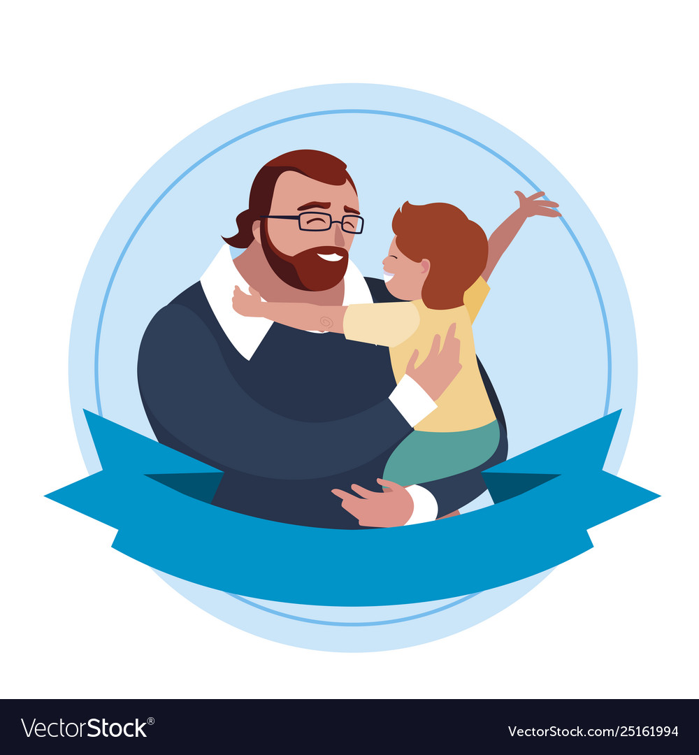 Father With Son Characters In Frame