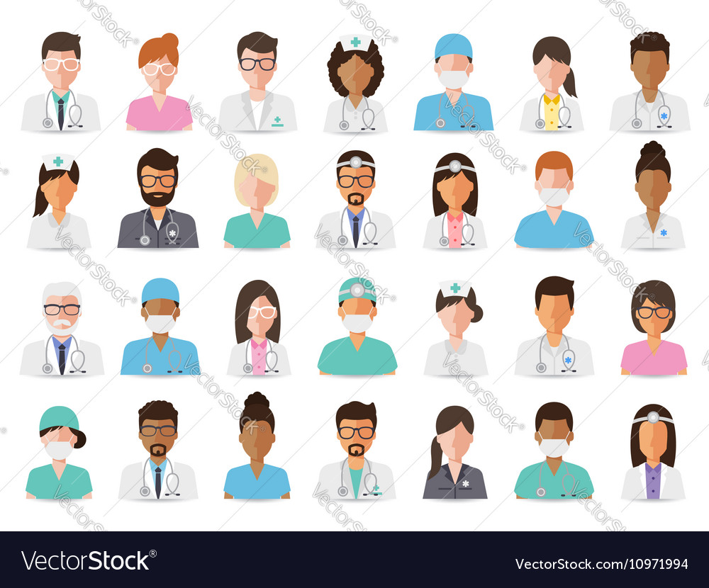 Medical And Hospital Staff Avatars Royalty Free Vector Image medical-and-hospital-staff-avatars-royalty-free-vector-image
