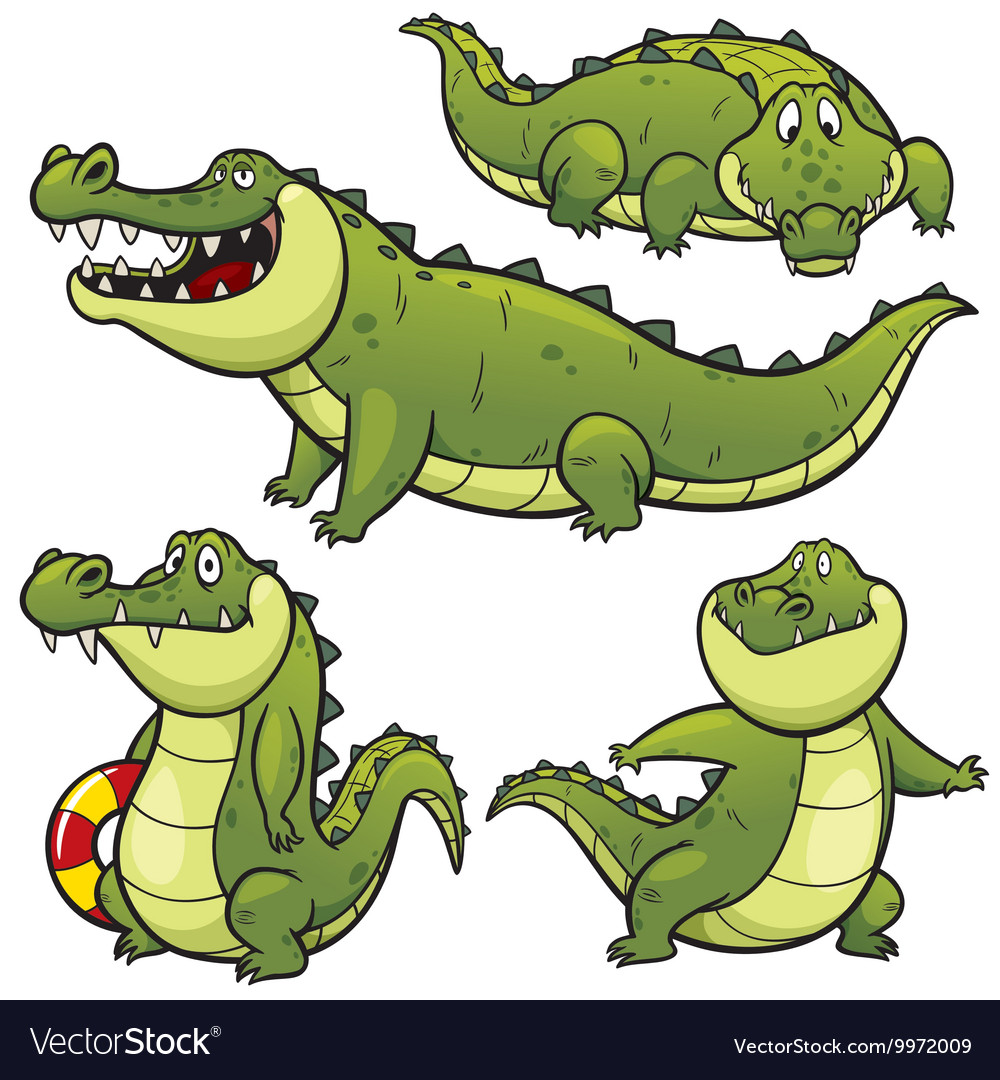 Crocodile Outline Royalty Free Vector Image Vectorsto - vrogue.co