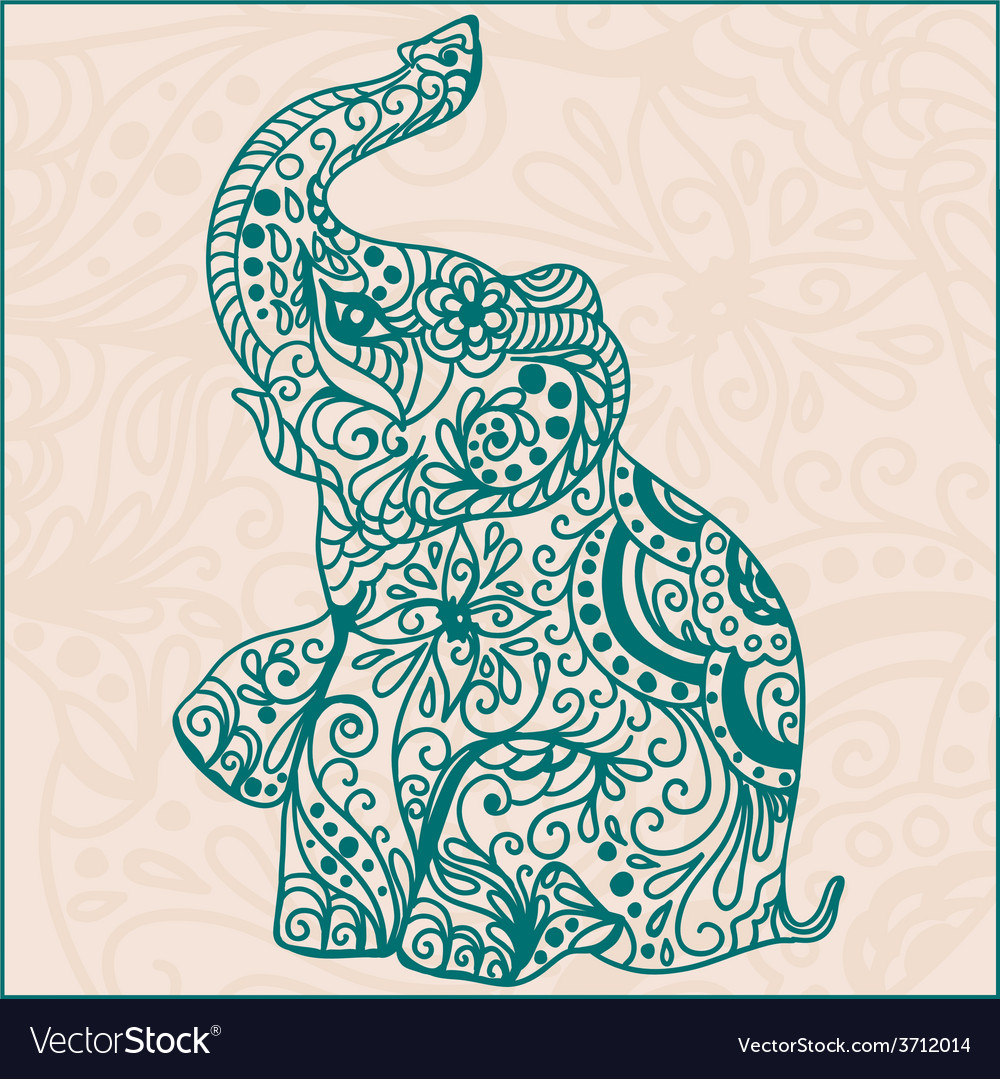 elephant invitation card