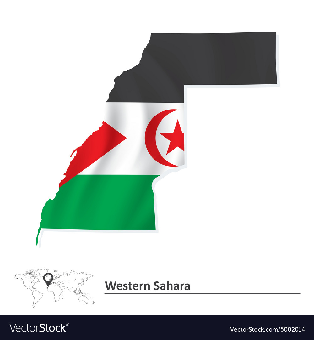 the flag of western sahara