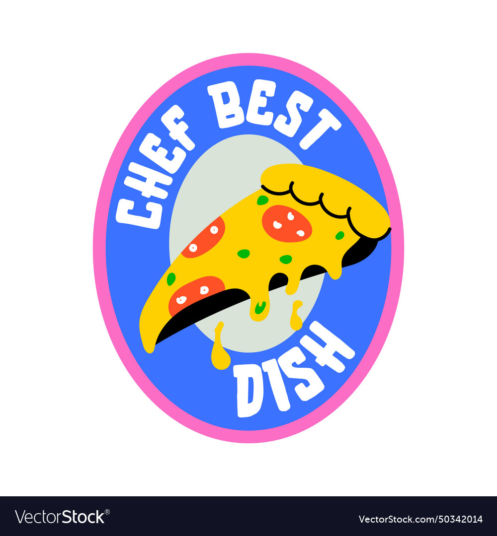 Pizza slice Royalty Free Vector Image - VectorStock