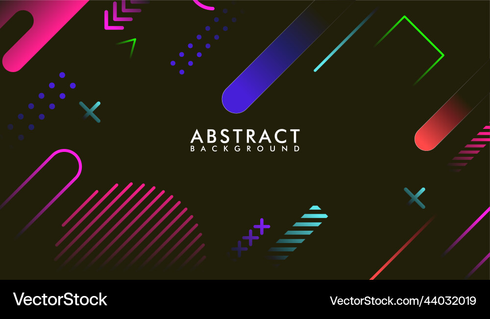 Abstract geometric gradient background Royalty Free Vector