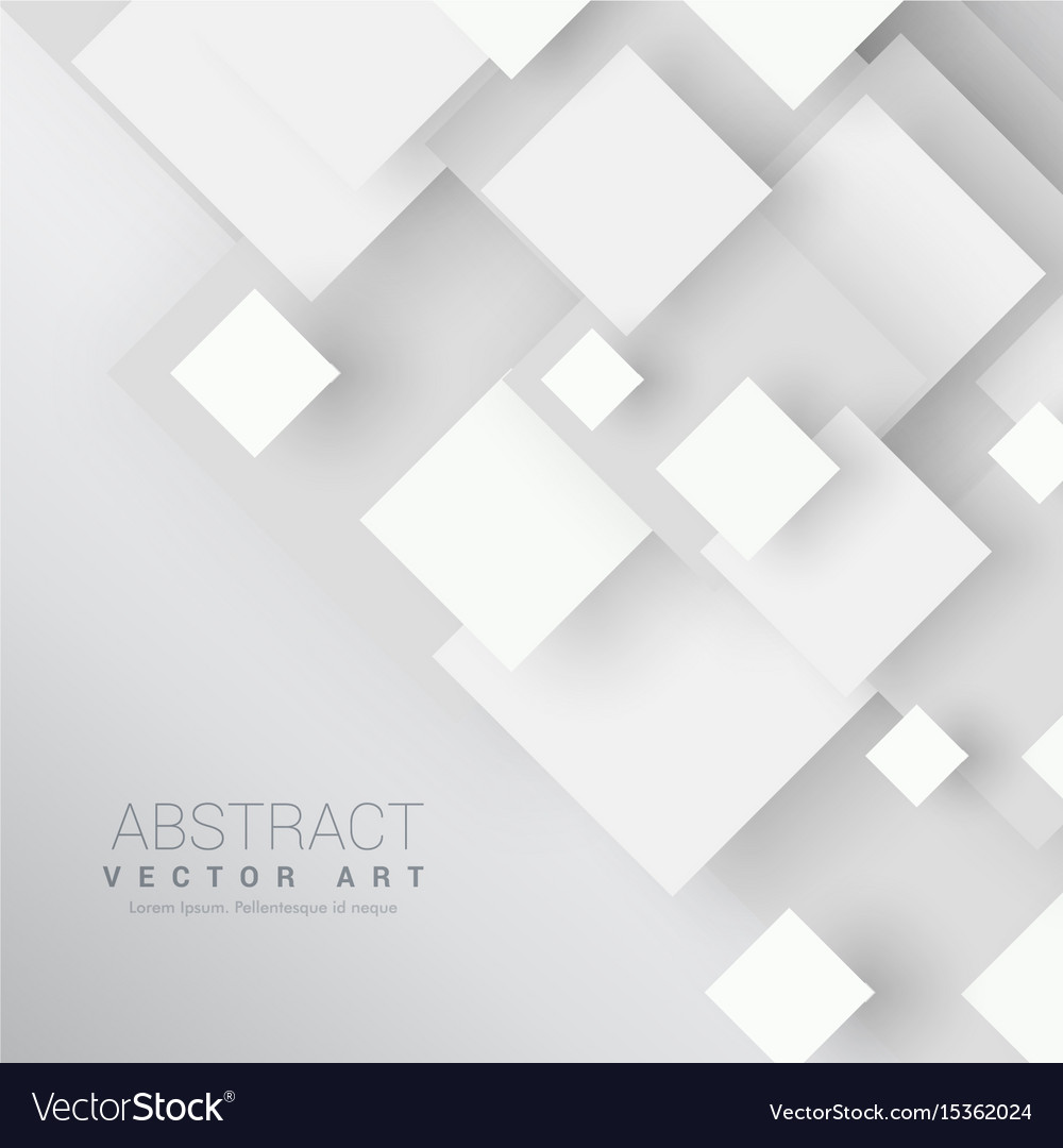 Elegant Minimal Square Shapes Background Vector Image 5415