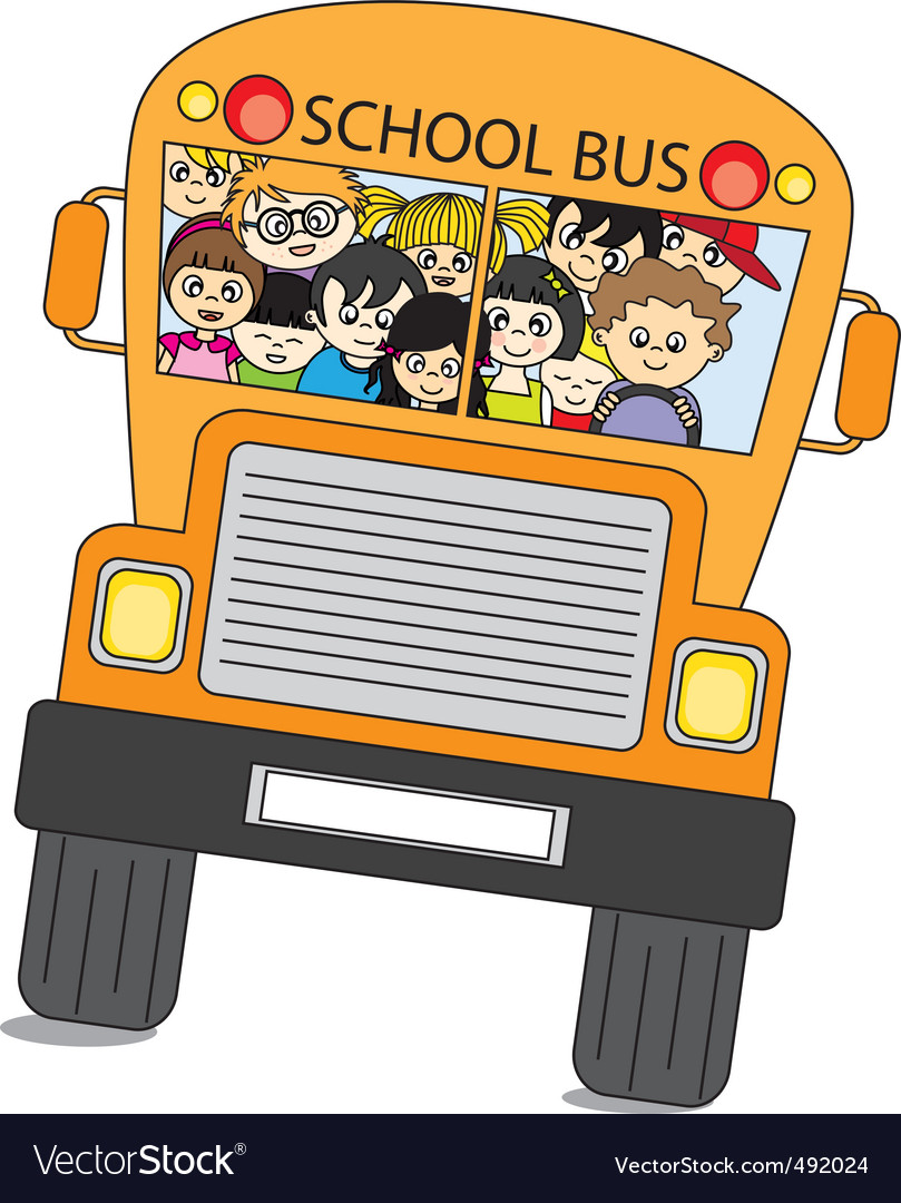 School bus Royalty Free Vector Image - VectorStock